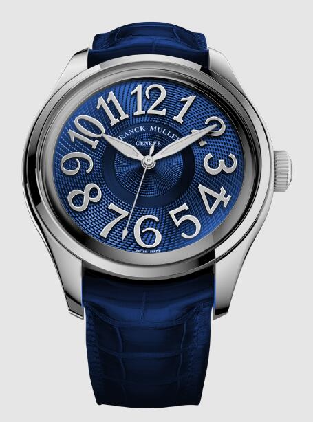 FRANCK MULLER Round R43 Central Second R 43 S6 AT FO AC AC AC blue dial number Replica Watch